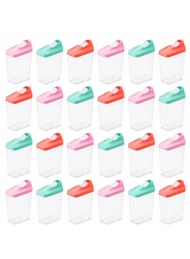 favilla 24-piece plastic spice container set with airtight lids – 250ml capacity – 8 x 5.5 x 12.5cm - Image 3