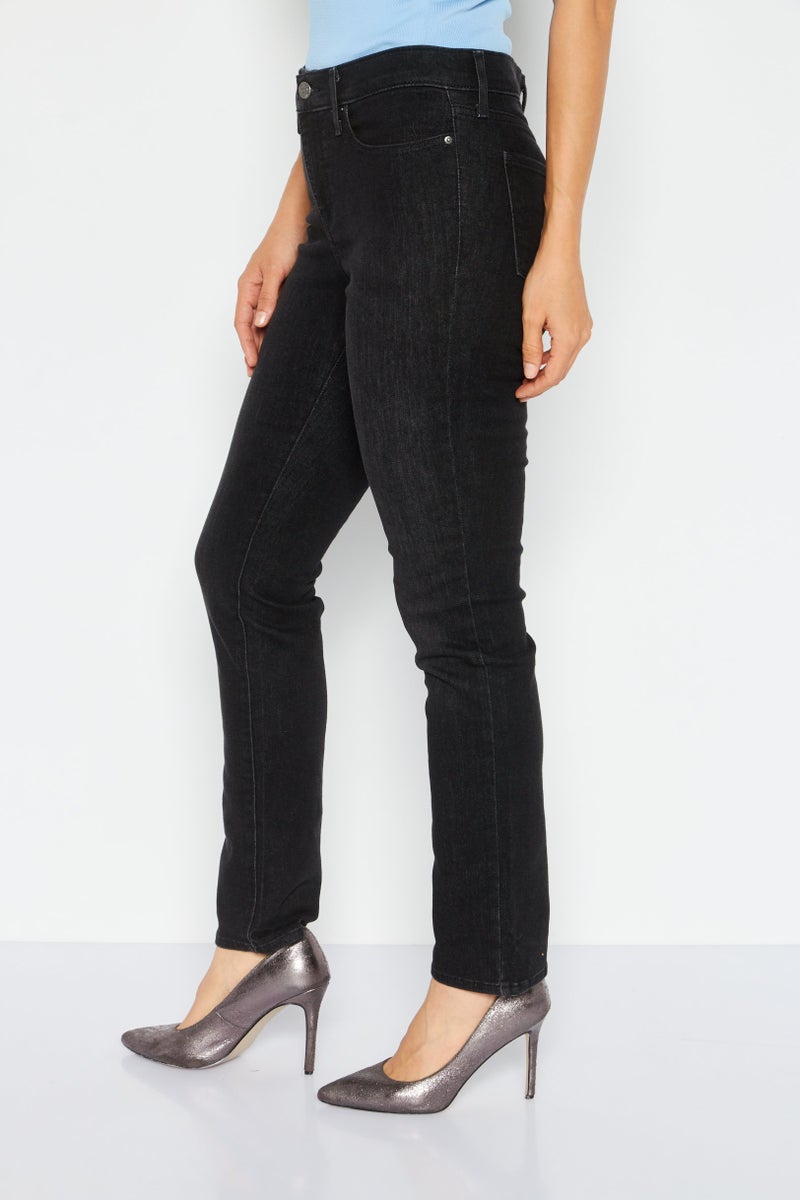 Levi's Women Slim Fit Solid Stretchable Jeans, Black - Image 3