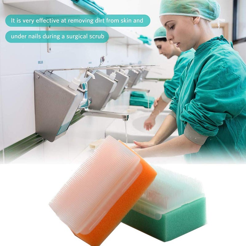 Wellgler's Autism Sensory Brush for Therapy,Surgical Scrub Brush,Bbaby Sponge for Bathing, Cradle Cap Brush (6Pack) - Image 4