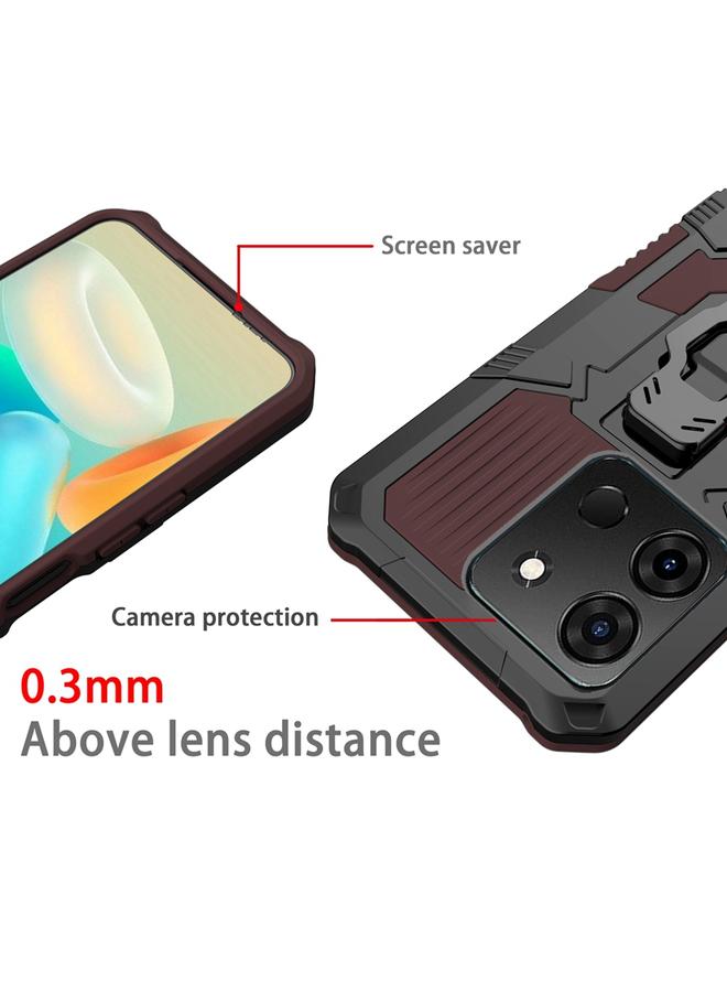 Zaboon Case For Infinix Smart 7 Armor Warrior Shockproof PC + TPU Phone Case - Image 3