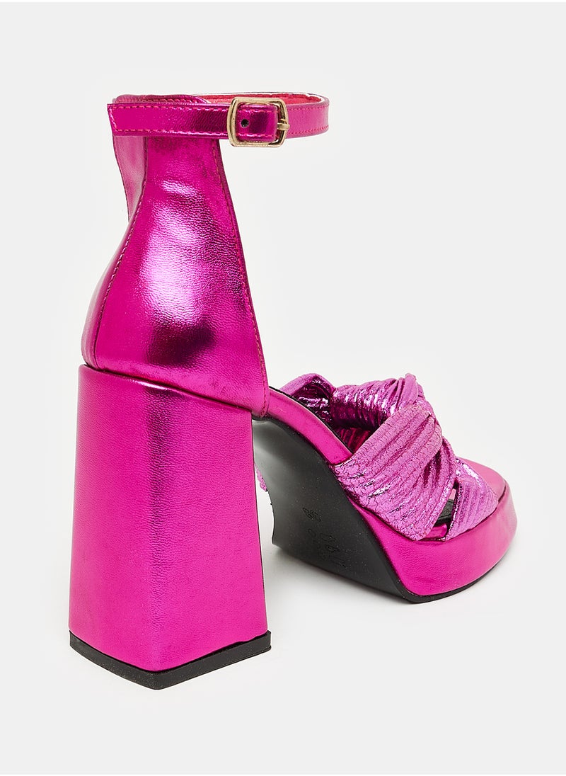 TG - Knotted Platform Heels - Image 1