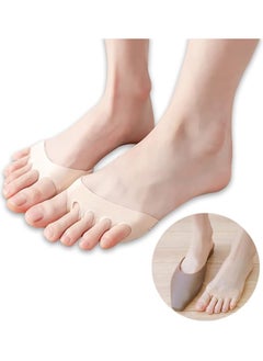 Kimaya Metatarsa Foot Pads Reusable Soft Ball of Foot Cushions Forefoot Pads for Women Prevention Pain Relief Honeycomb Fabric Foot Pads 1 Pair  - Image 4