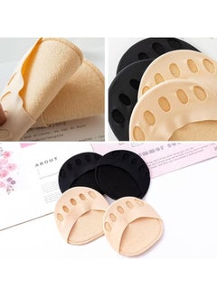 Kimaya Metatarsa Foot Pads Reusable Soft Ball of Foot Cushions Forefoot Pads for Women Prevention Pain Relief Honeycomb Fabric Foot Pads 1 Pair  - Image 5