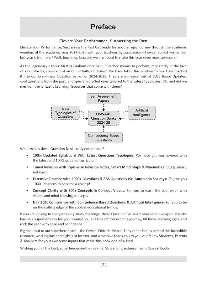 Oswaal CBSE Question Bank Class 9 Mathematics, Chapterwise and Topicwise Solved Papers For 2025 Exams