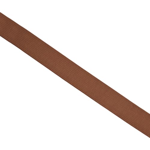 Mandala Crafts Wide 1/4 Inch Brown Elastic Bands Spool for Pants Waistbands Sewing and DIY Crafts, 153 YD Stretchy Flat Fabric Strap Knit Elastic Band for Wig - Image 2