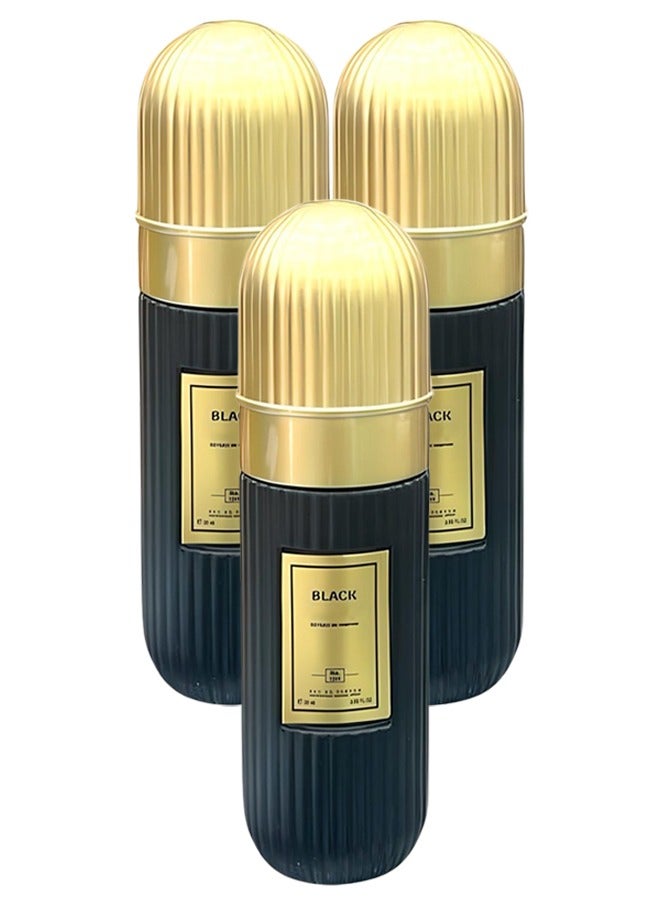 Classic 3 Pieces Black Perfume 25ml EDP - Image 1