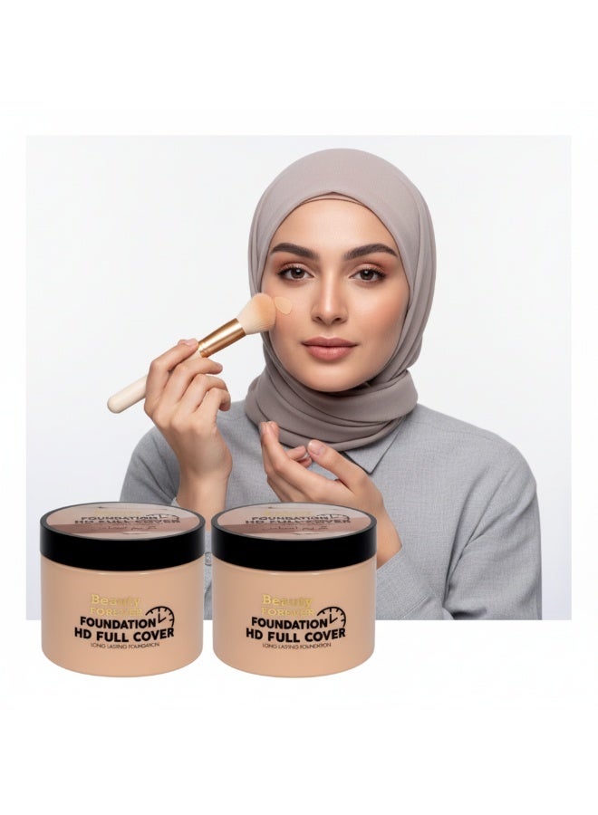 بيوتي فوريفر بيوتي فور إيفر كريم أساس جسم فل كفر لإخفاء الحروق والندبات – قطعتين |02 - Image 3