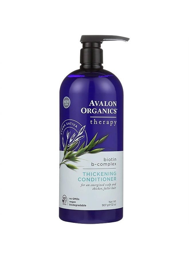 Avalon Organics Therapy Thickening Conditioner, Biotin B-Complex, 32 Oz  - Image 1