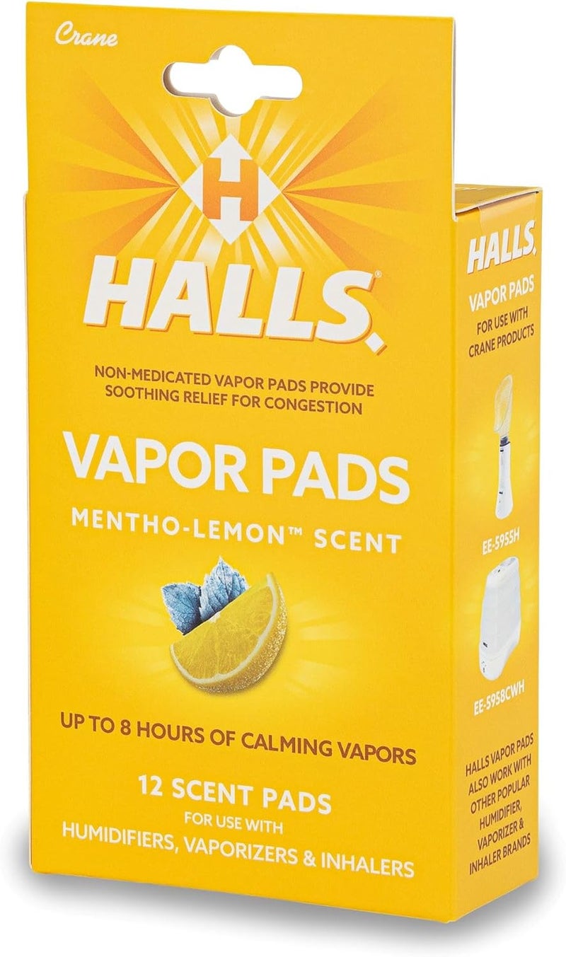 Crane Halls Scented Vapor Pads, Yellow