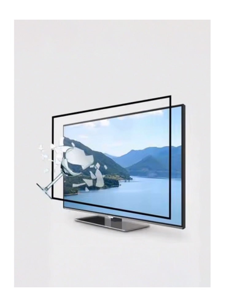 82 inch Clear Acrylic HD 4K TV Screen Protector, Anti-Scratch, Anti-Blue Light with Removable Panel Filter and Anti-Glare  - Image 4