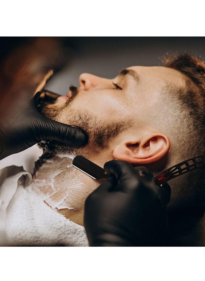 GUTCHE - Straight Edge Razor With 10 Double Edge Blades,Professional Barber Razor ,Straight Razor Kit For Men - Image 1