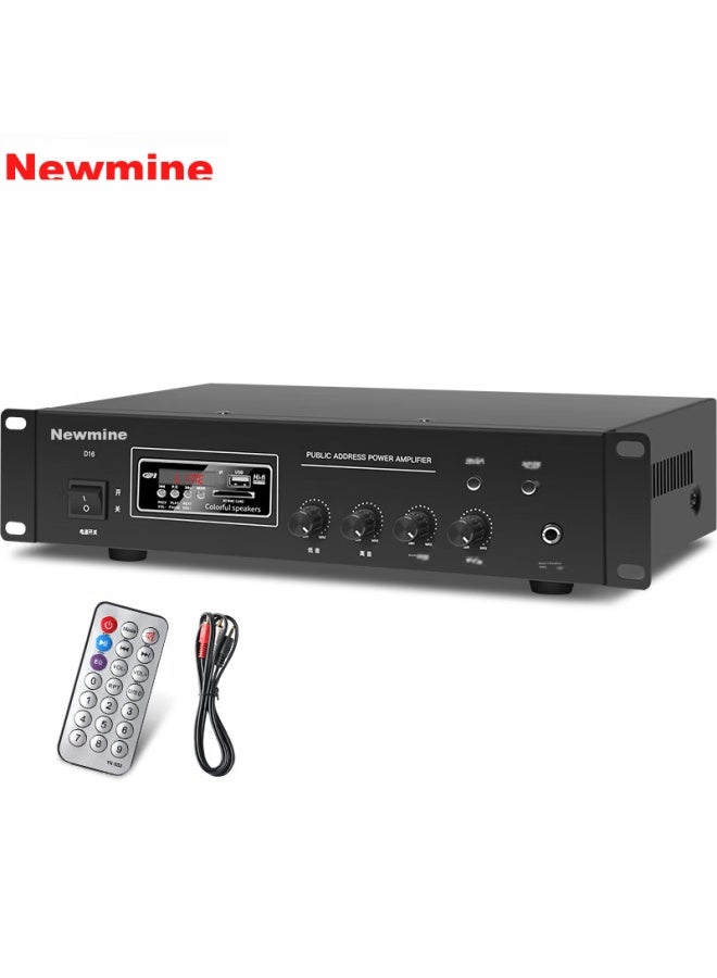 Newmine Qb-512 Outdoor Waterproof Ceiling Speaker, Public Address System Wall-mounted Speaker Amplifier (20w, One-to) - Image 2