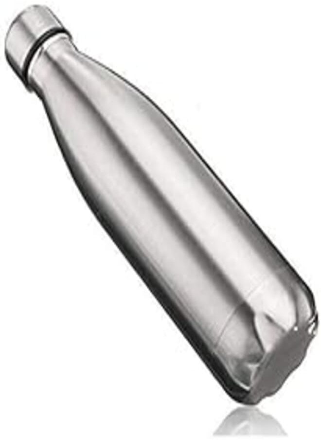 Generic SPECIAL OFFER (10 pcs) Double Wall Stainless Steel Insulated Metal Water Bottle (500ml) - Travel Thermos Strainer 