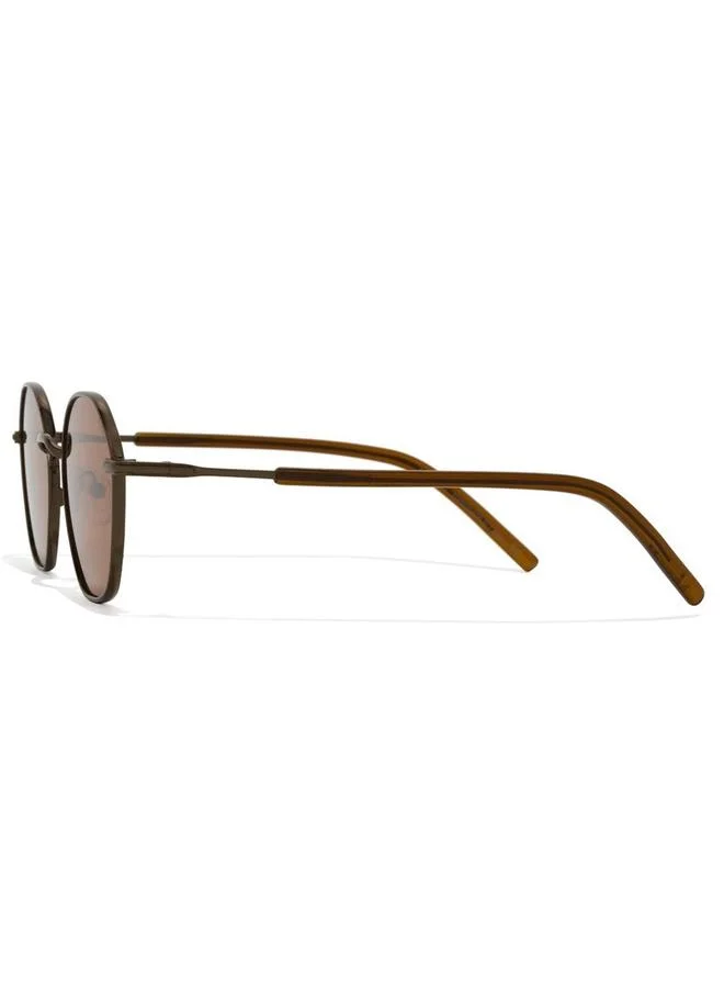 بلاك أوت BlackOut Unisex Shimmer Round Sunglasses