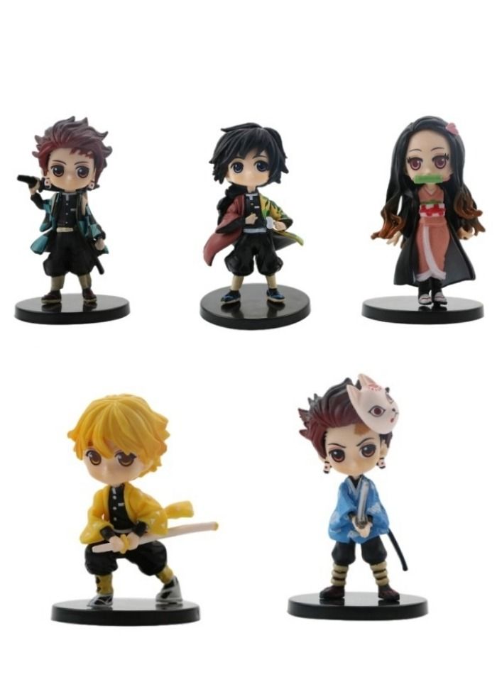 5-piece Demon Slayer Doll Set  - Image 1