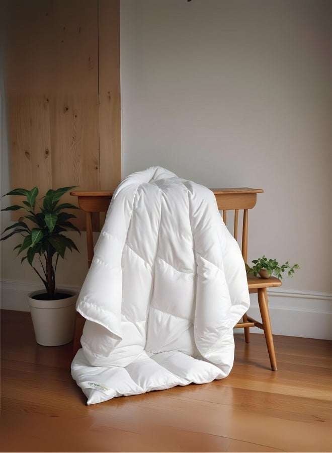 Pearl Coast Premium Goose Down Duvet –260X210cm 90/10 Down Feather Fill – 190 GSM – 233TC Cotton Cover – All-Season Comfort - Image 2