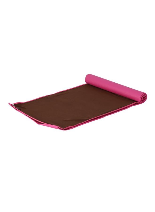 Body Sculpture Terry Cloth Yoga Mat Pink - Image 3