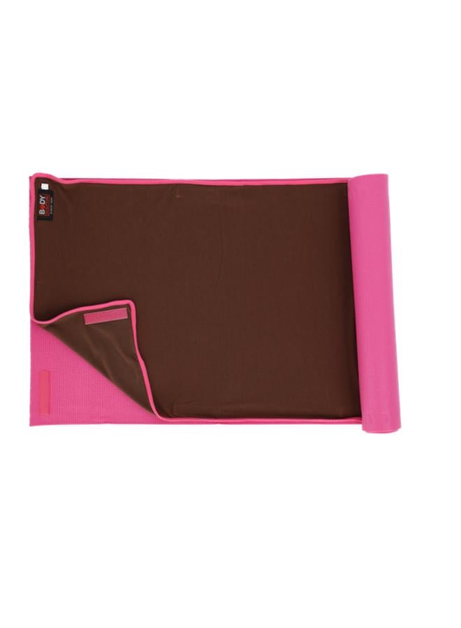 Body Sculpture Terry Cloth Yoga Mat Pink - Image 4