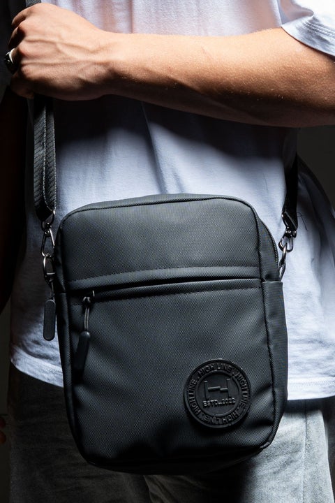 boka Highline Bag - Waterproof Crossbody Bag – Lightweight Micro Nylon Shoulder Sling for Men & Women – 3 Pockets - sports bag, casual bag, everyday bag, travel sling