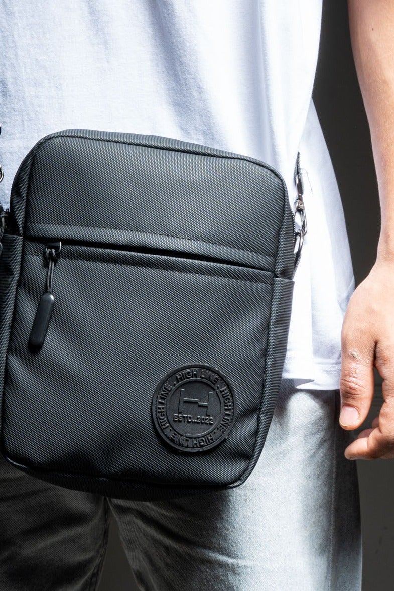 هاي لاين ستور حقيبة بوكا من هايلاين – حقيبة كروس مقاومة للماء – مصنوعة من مايكرو نايلون خفيف الوزن – حقيبة كتف سليب للرجال والنساء – 3 جيوب – حقيبة رياضية، كاجوال، يومية، وسفر - Image 5