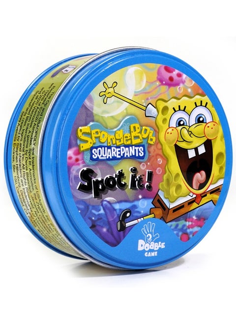 Spot It! Spongebob Card Game, Matching Game, Fun Kids Game for Family Game Night, Travel Game for Kids, Great Gift for Kids, Average Playtime 15 Minutes