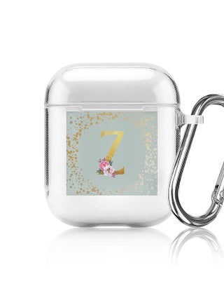 Classic Clear printed Case for Apple Airpods 2 / 1 Soft TPU Gel Thin Transparent Flexible Cover - Custom Monogram Initial Letter Floral Pattern Alphabet - Z ( Light Green ) - pzsku/Z8F70CD62805CA23B1511Z/45/_/1697116172/327c11bd-1520-4e3b-9007-03fc95b3498b