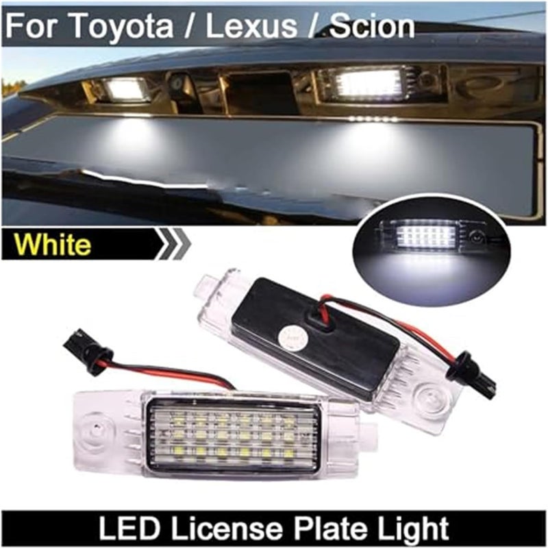 Vuzmode 2x White License Plate Light for Toyota and Lexus - Image 3