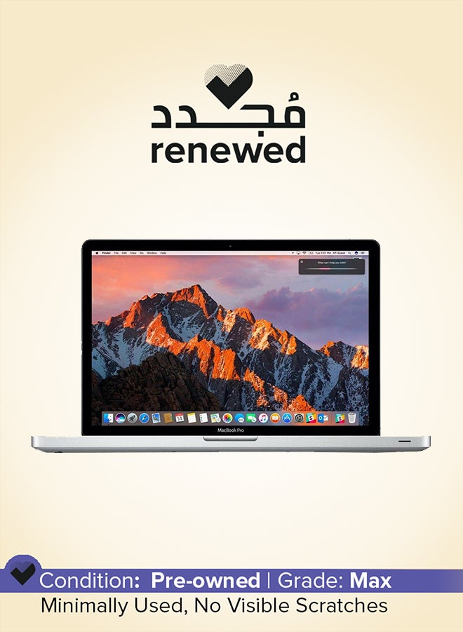Apple Renewed - Macbook Pro A1502 (2015) Laptop With 13.3-Inch Display,Intel Core i5 Processor/5th Gen/8GB RAM/500GB SSD/1.5GB Intel Iris Graphics Silver - Image 1