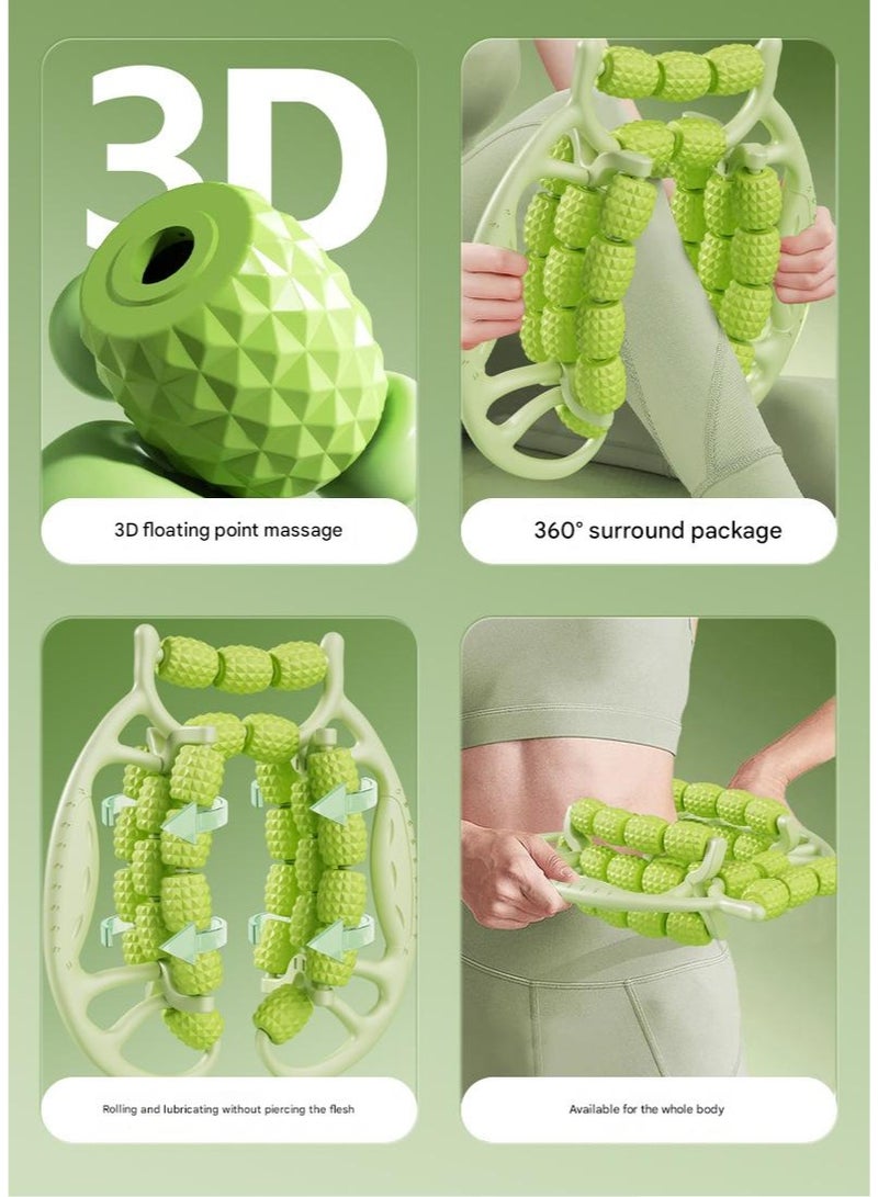 NIBEMINENT 29 Roller Leg Massager - Ring-shaped Clip Massager for Calf Muscle Relief, Thigh Slimming & Leg Beauty Enhancement set - Image 2