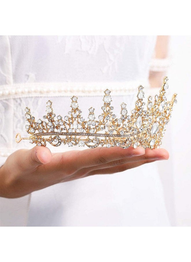 Baroque Wedding Crown Gold Rhinestone Bridal Crowns And Tiaras Crystal Bride Crown Prom Costume Party Hair Accessories For Women And Girls(A) - pzsku/Z8F70FFF7F46F14BB78A1Z/45/_/1735567048/dbee9a31-1d7b-4774-b82d-4782e49dc8af