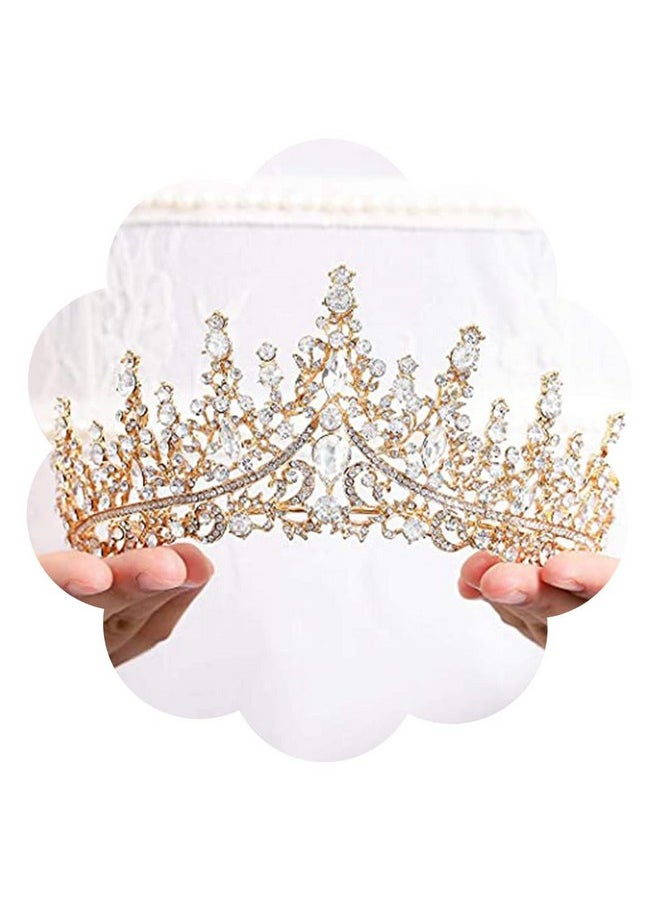 Baroque Wedding Crown Gold Rhinestone Bridal Crowns And Tiaras Crystal Bride Crown Prom Costume Party Hair Accessories For Women And Girls(A) - pzsku/Z8F70FFF7F46F14BB78A1Z/45/_/1735567205/e990cafb-3b88-4dd1-95ca-97f36efba9b0