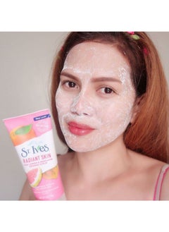 STIVES Radiant Skin Pink Lemon& Mandarin Orange Scrub - 170 G  - Image 3