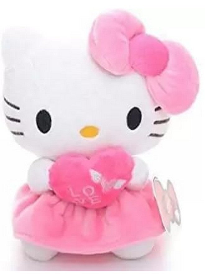 AVSHUB Soft Toys Kitti for Kids Animal Cute Lovely Cartoon Lovable Huggable Birthday Gift Babies for New Born, Girls, Boy, Home Decor (White Pink) 11Buy24-Kitti-20cm - Image 4