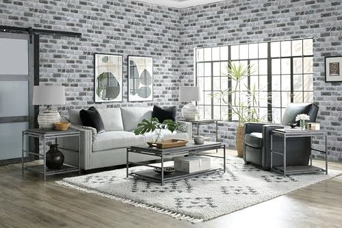 Guvana 17.3"×394" Brick Wallpaper Grey Self Adhesive Wallpaper 3D Brick Peel and Stick Wallpaper Removable Contact Paper Brick Textured Vintage Wall Paper for Kitchen Accent Wall Decor - Image 5