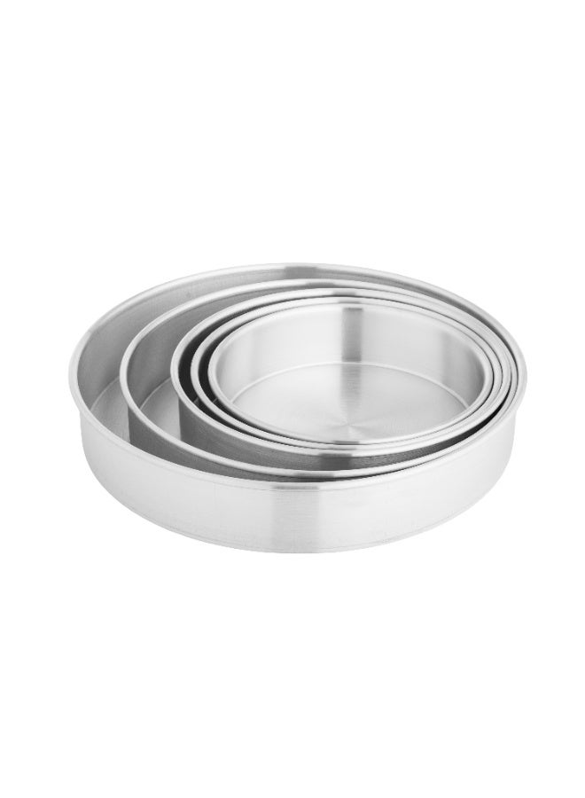 Newflon Round Oven Tray Set 5-Piece Includes Multiple Sizes - Image 2