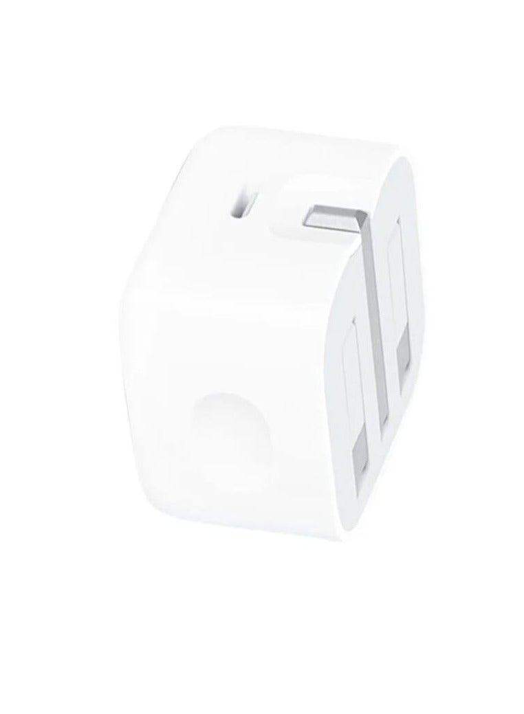 Power Adapter Plug i Phone Triple Charging Fast Head Charger - Image 3