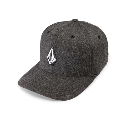 Volcom mens Full Stone Flex Fit Baseball Cap, Charcoal Heather, Large-X-Large US - Image 4