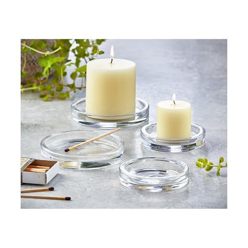 tag Chapel 4X6 Ivory Pillar Paraffin Wax Candle Unscented Drip-Free Long Burning 130 Hours for Home Decor Wedding Parties 4x6 Ivory - Image 5