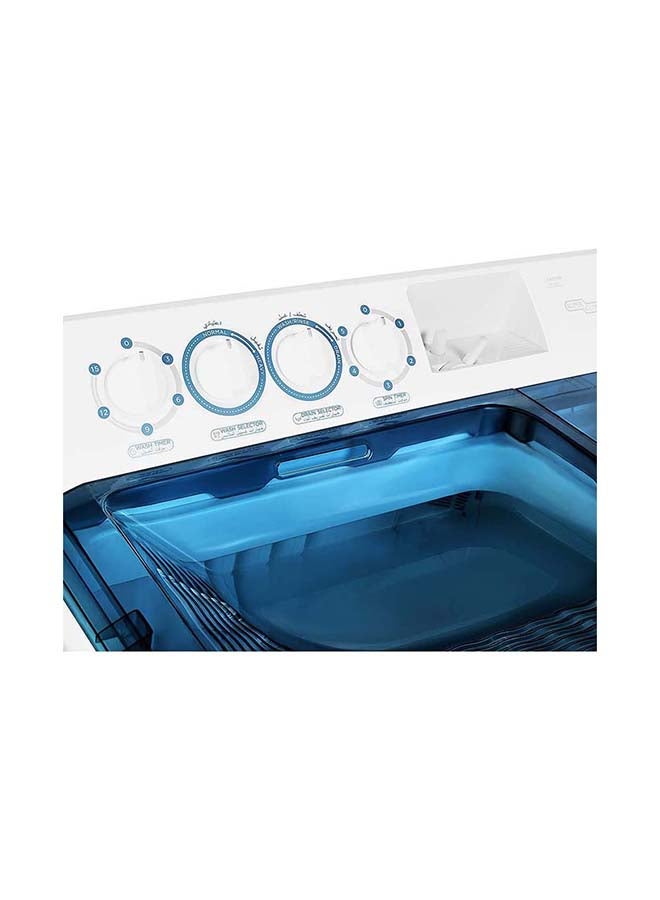 SUPER GENERAL Twin-tub Semi-Automatic Washing Machine 740 W SGW155 White - Image 3