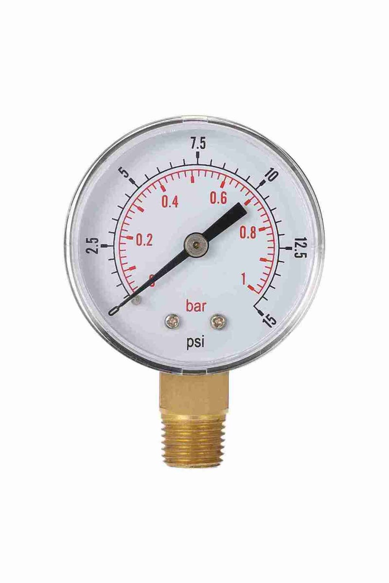 إيروريكس TS-50-15psi 0~60psi 0~4bar/0~15psi 0~1bar 50mm قرص تحكم ضغط مياه فلتر حمام السباحة