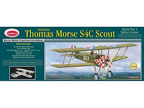 Flat River Group Guillow's Thomas Morse Scout Laser Cut Model Kit - Image 2