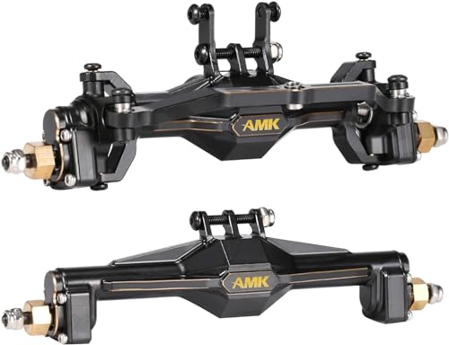 AMK TRX4M Brass Portal Axle Upgrade Kit Complete Set Front Axles and Rear Axles with 7mm Hex Wheel Hubs and 4mm Adapters for 118 RC Crawlers TRX4M Upgrades Bronc Defend K10 - Image 1