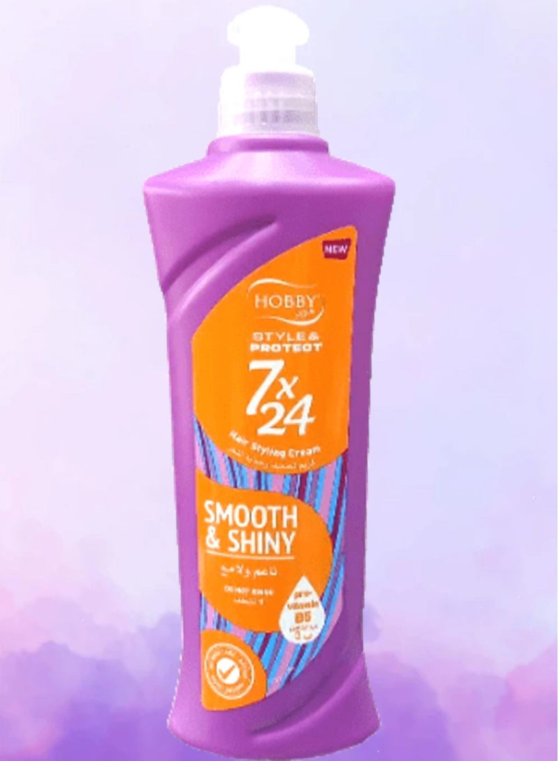 هوبي 3 قطع كريم 7 × 24 لشعر ناعم ولامع 250مل - Image 2