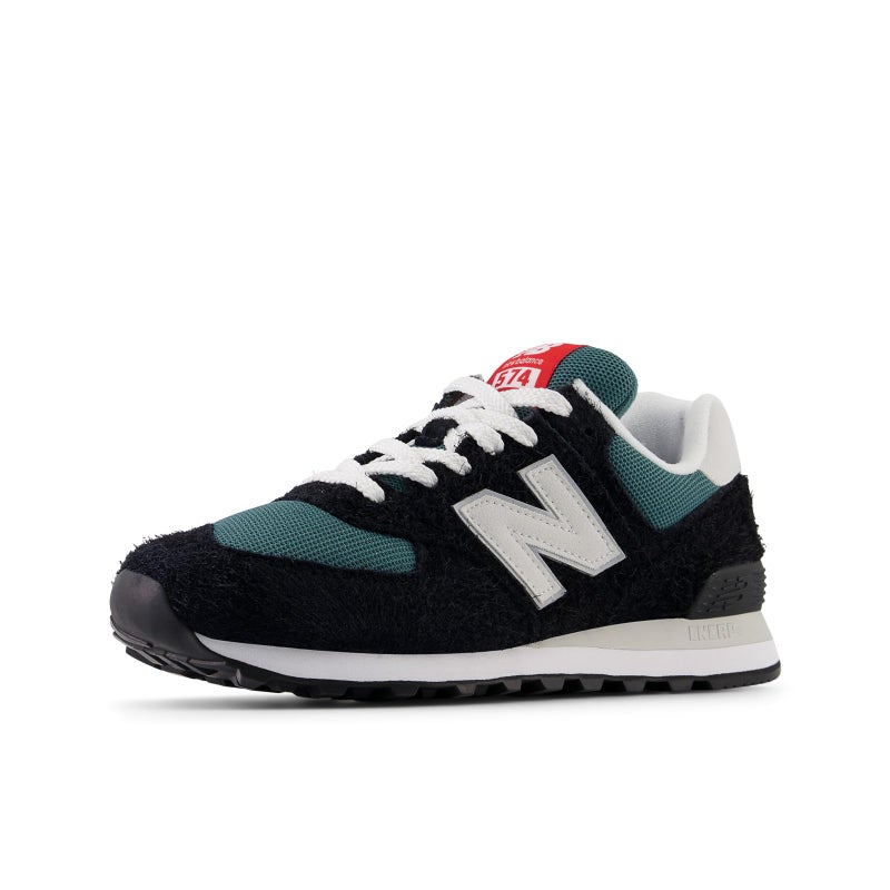 New Balance Unisex 574 Lifestyle Shoe, Black, 6.5 - Image 2