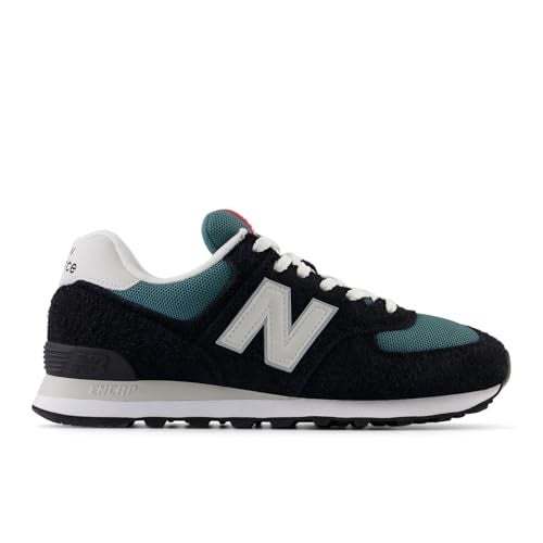 New Balance Unisex 574 Lifestyle Shoe, Black, 6.5 - Image 3