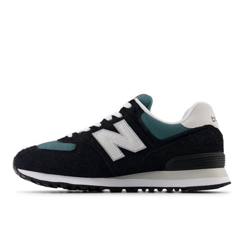 New Balance Unisex 574 Lifestyle Shoe, Black, 6.5 - Image 5
