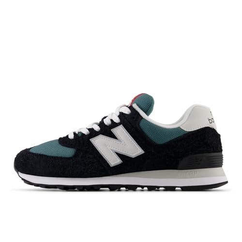 New Balance Unisex 574 Lifestyle Shoe, Black, 6.5 - Image 4