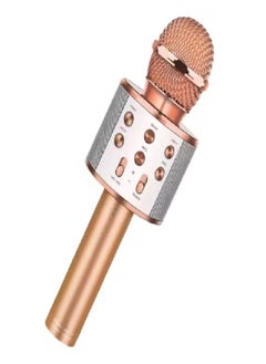 Generic Wireless Microphone, Toy for Kids And Adults, Karaoke Gift (Rose Gold)  - Image 1