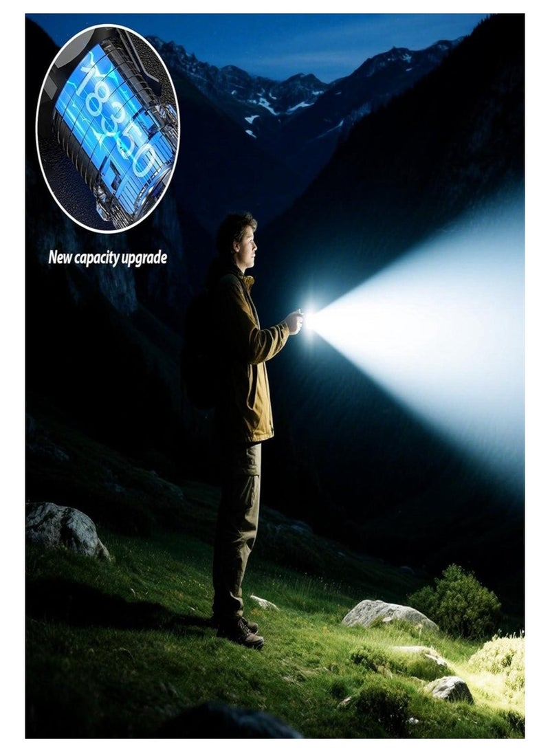 Magnetic Mini Flashlight with 5 Light Modes and Rechargeable - Waterproof LED Flashlight for Hiking and Camping Outdoors - Image 5