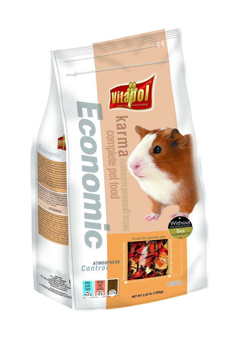 Vitapol Economic Small Animal Food for Guinea Pig 1.2-kg - Image 1